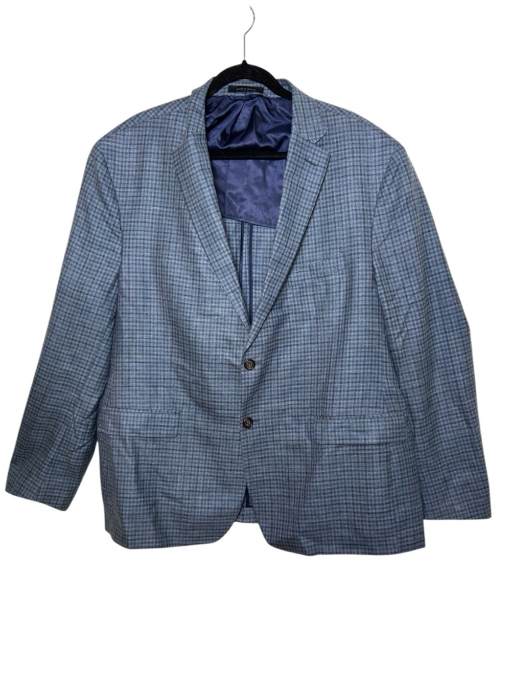 Lauren Ralph Lauren men’s silk linen wool plaid blazer sport coat size 50r suit